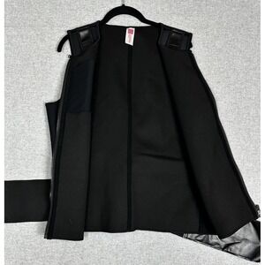 EnergyXperience Sauna Suit Vest Mens Large Black Latex Compression Waist Trainer